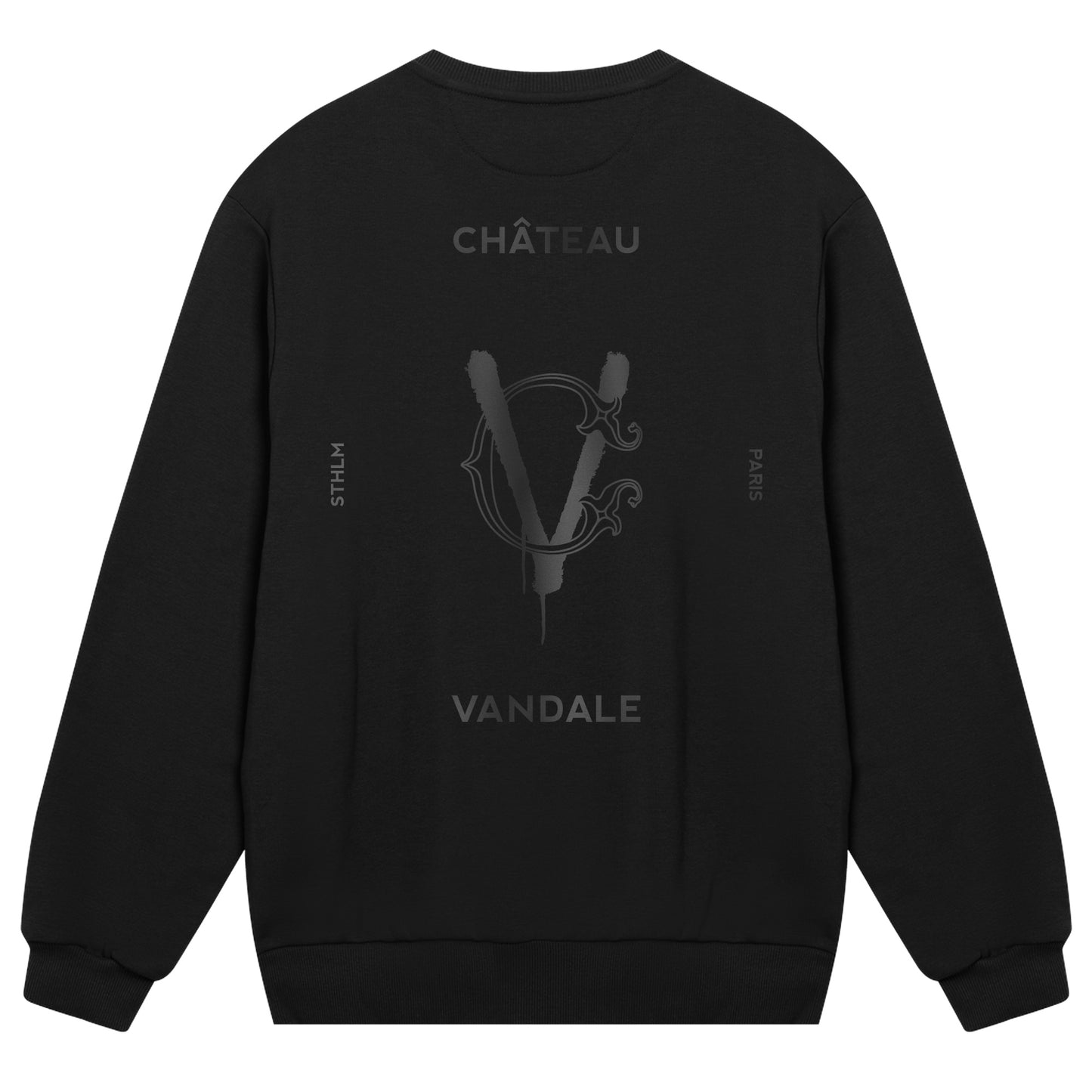 BLACK + BLACK MONOGRAM SWEATSHIRT