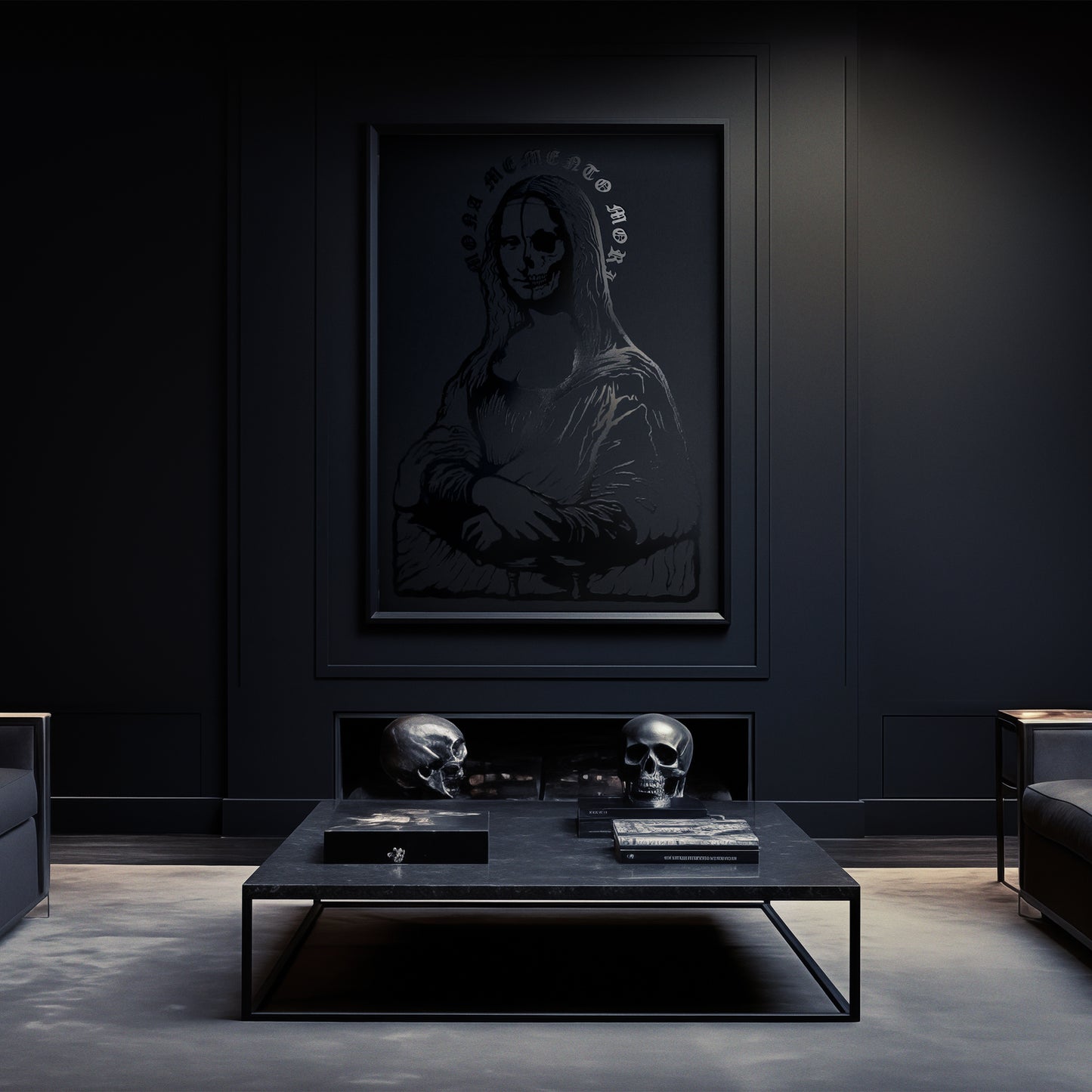 BLACK MONA LISA 50x70cm