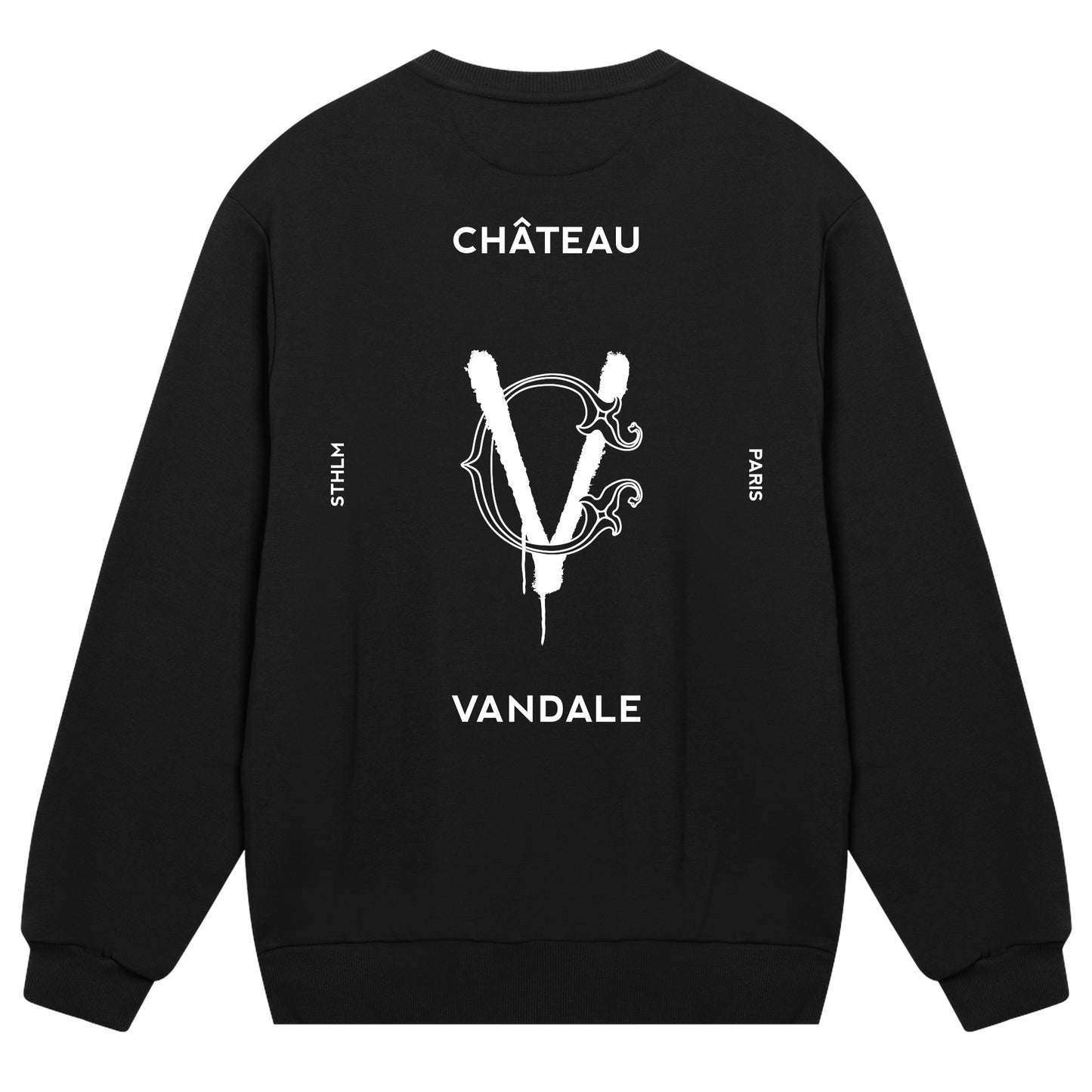 BLACK MONOGRAM SWEATSHIRT