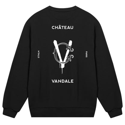 BLACK MONOGRAM SWEATSHIRT