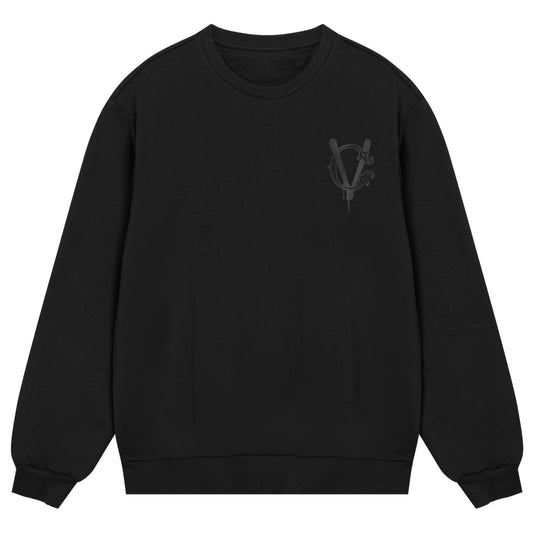 BLACK + BLACK MONOGRAM SWEATSHIRT