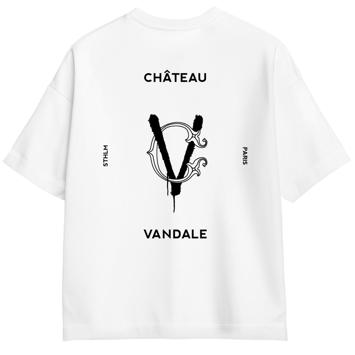 WHITE MONOGRAM TEE