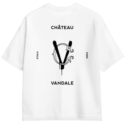 WHITE MONOGRAM TEE
