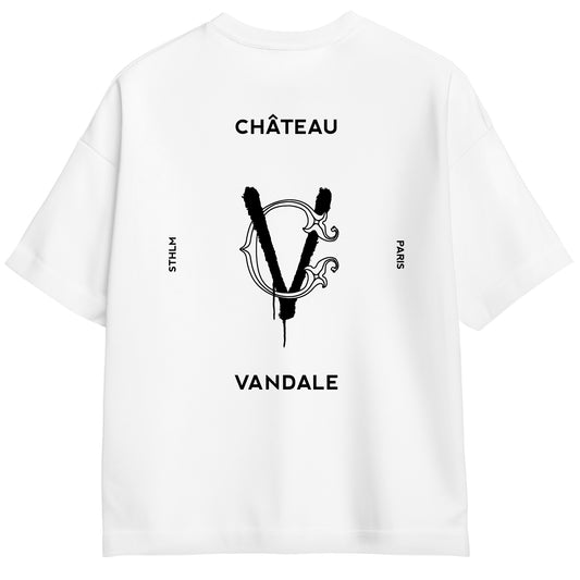 WHITE MONOGRAM TEE